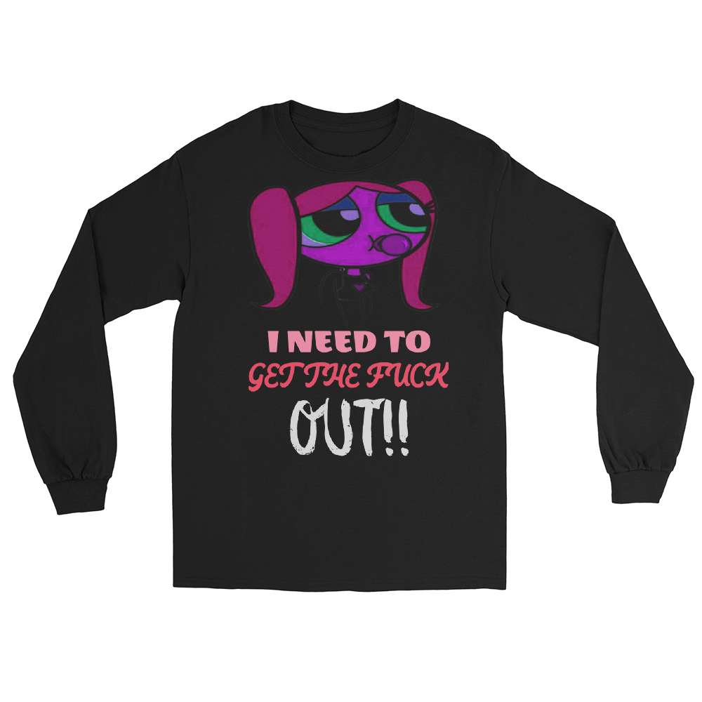 "LETMEOUT.PLZ" Long Sleeve Shirt